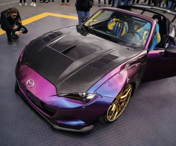 219 Mazda Miata ND кабриолет с водителем на съемки фотосессии Киев - изображение 8