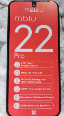 телефоны новые запечатанные Meizu mblu 22 pro Nfc Запоріжжя - зображення 3
