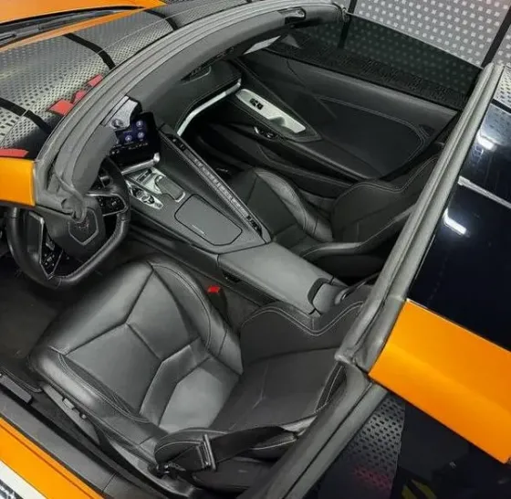 125 Спорткар на фотосессию Chevrolet Corvette Chevrolet C8 оранжевый а Київ