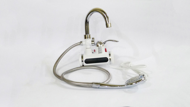 Кран-водонагреватель с душем нижнее подключение Instant electric heating water Faucet FT-001 Львів - зображення 6