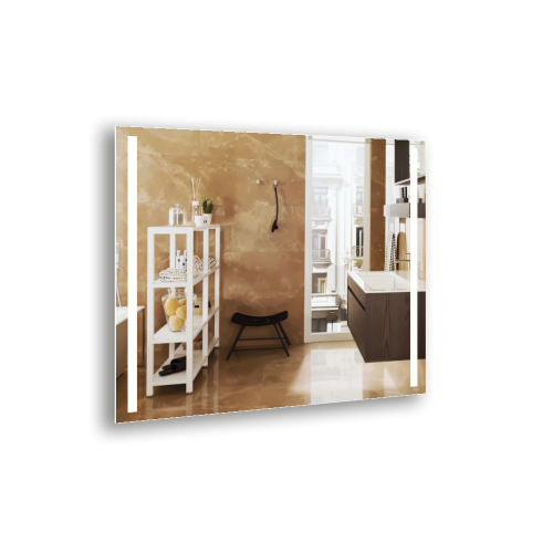 Дзеркало з посиленим Led підсвічуванням 450 х 600 мм Київ - зображення 1