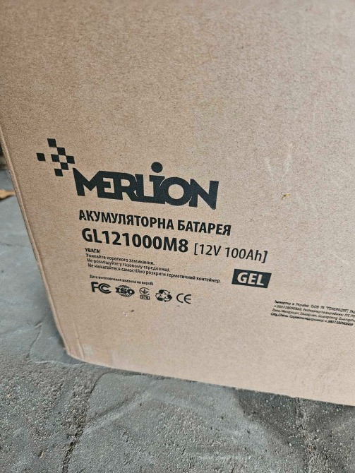 Аккумуляторні батареї Merlion Gl121000M8 Луцьк - зображення 1