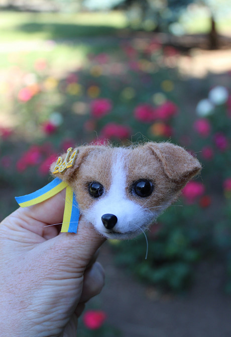 Пес Патрон брошь игрушка валяная пес патрон валяна іграшка собака Одеса - зображення 7