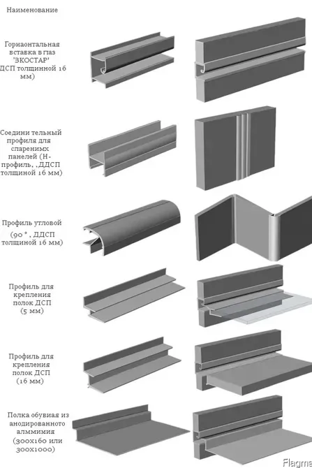 алюмінієвий профіль вставка в паз для торгового обладнання Киев - изображение 3