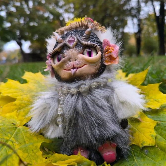 Мягкая игрушка, Хранитель дома в смешной технике Харьков - изображение 4