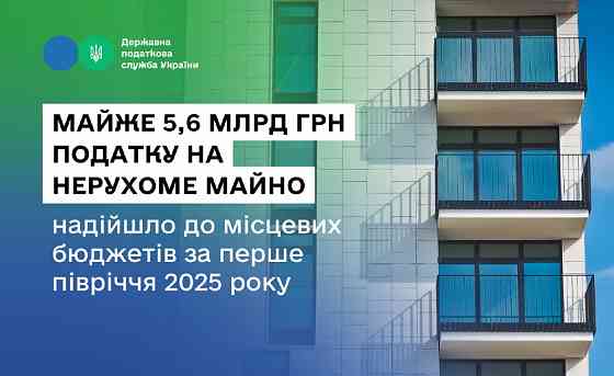 Майже 5, 6 млрд грн податку на нерухоме майно надійшло до місцевих бюдж Кривий Ріг