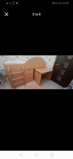 Продається ліжко чердак з матрацом в ідеальному стані Миколаїв - зображення 2