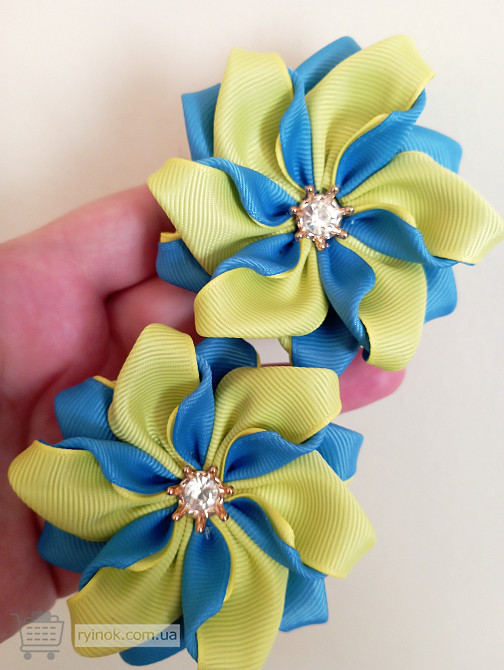 Патриотические украинские бантики на резиночках и заколочках Белая Церковь - изображение 5