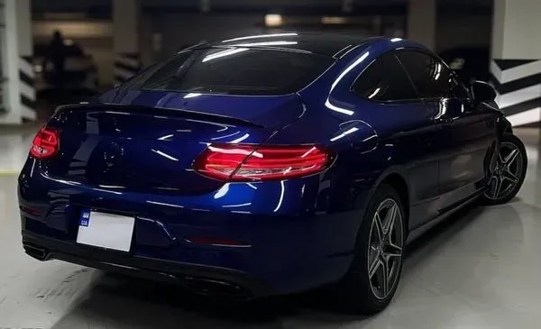 433 Авто без водителя Mercedes Benz С300 синий на прокат Київ - зображення 3