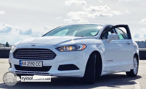 368 Ford Fusion 2015 белый аренда авто на свадьбу с водителем Київ - зображення 6