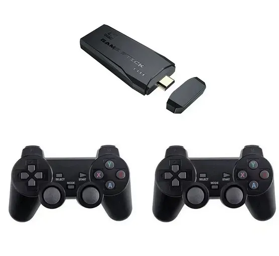 Игровая приставка M8 64gb Mini Game Stick 4K HDMI + 2 беспроводных джойстика, консоль для телевизора Львів - зображення 7