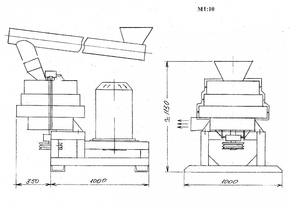 Предлагаю чертежи дробилки тонкого помола Київ - зображення 1