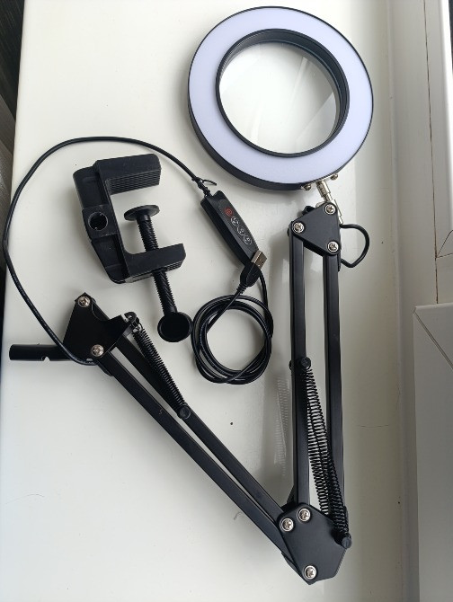 Штатив с 8ми кратной лупой+подсветка Львів - зображення 2