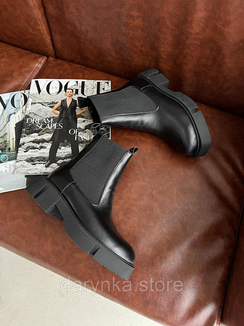 Шкіряні чорні челсі ЗИМА ❄️ Одеса - зображення 1