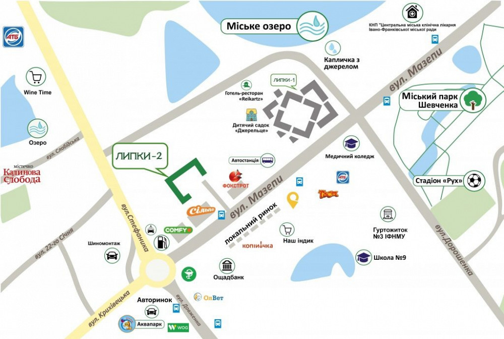 2к квартира ЖК "Левада" (Ярковиця) в Липки-2 в Івано-Франківску Ивано-Франковск - изображение 3