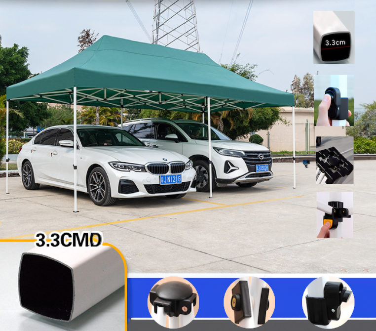 Намети садові торгові для вуличних заходів 3х6м Pro /33х33мм/1мм/42кг Запоріжжя - зображення 1