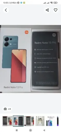 Новый Xiaomi Redmi note 13 Pro. Запечатан в коробке. Чёрный Запоріжжя