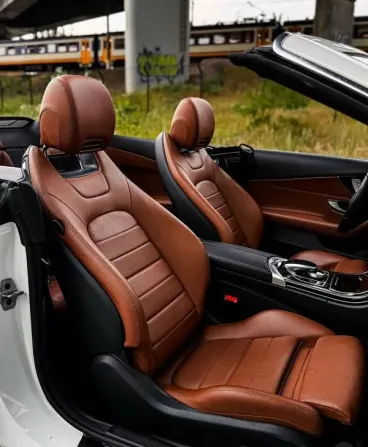 081 Прокат Mercedes-Benz C300 Cabrio белый без водителя в Киеве Киев - изображение 7