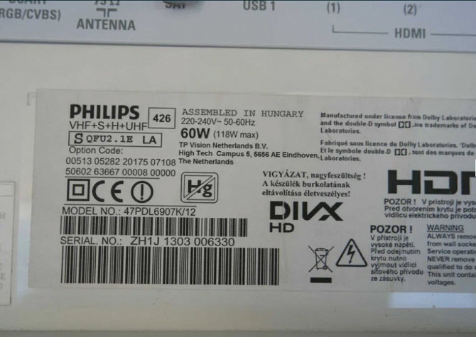 Телевізор 47" Philips 47Pdl6907K/12 Рівне - зображення 3