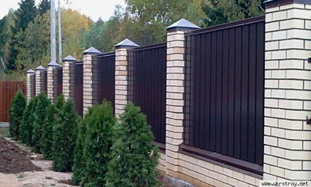 Паркан з профнастилу. Забор з профнастилу під ключ Кривий Ріг - зображення 1
