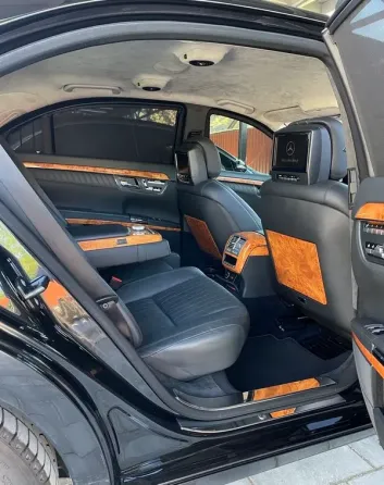 128 Бронированный Mercedes Benz W221 S600 Guard B7 на прокат Киев