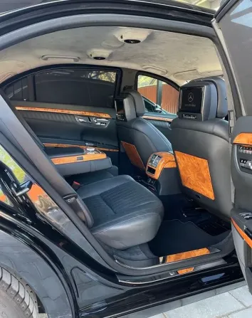 128 Бронированный Mercedes Benz W221 S600 Guard B7 на прокат Київ - зображення 5