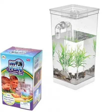 Аквариум для рыбок с системой самоочистки и светодиодной подсветкой fish tank HA-149 Львів - зображення 1