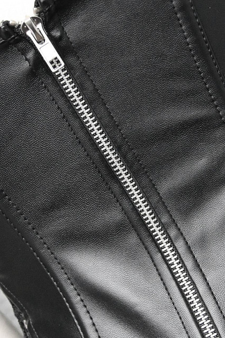 Латексный корсет с кружевом больших размеров 3XL-4XL .Эротическое женское белье Дніпро - зображення 6