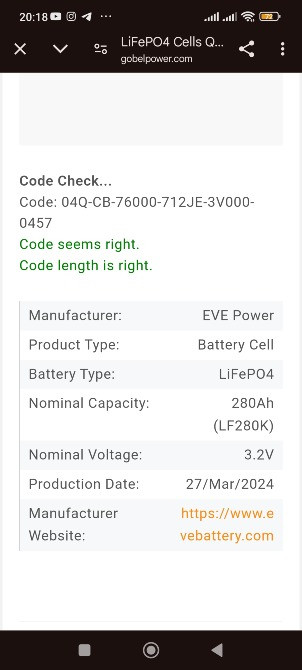 Збірка акумуляторна 12v 280ah Eve v3. Літій-залізо фосфат 4.2 квт Виньковцы - изображение 5
