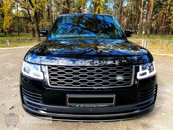 224 Range Rover Vogue 4, 4d черный на прокат без водителя с водителем Київ - зображення 2