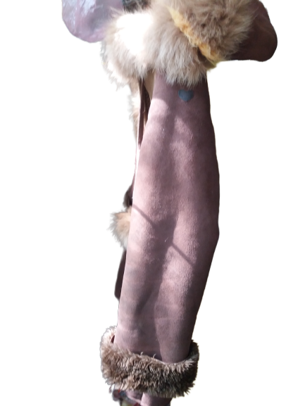 Натуральная дублёнка для девочки б/у Харків - зображення 7