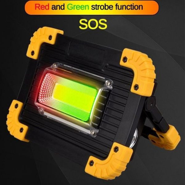 Світлодіодний ліхтар Led прожектор Usb L811-20W-Cob-1W Львов - изображение 3