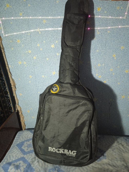 Гитара акустическая с чехлом и двумя струнами Єланець - зображення 1