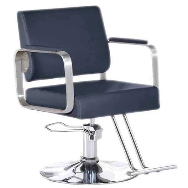 Крісло Гранд перукарське чорного кольору Дніпро - зображення 2