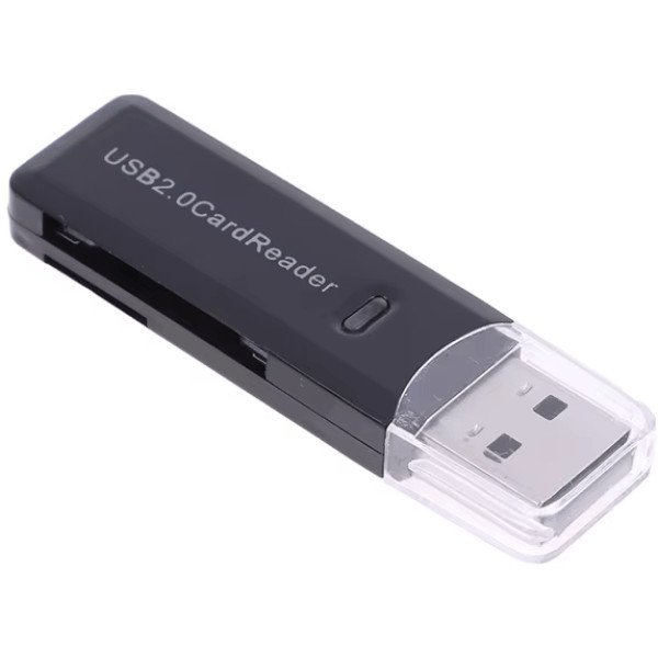 Кардридер Smart Card USB 2.0 TF SD Memory Black (Код товара:28417) Харків - зображення 1