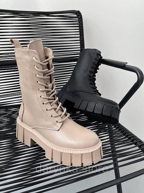 Демісезонні бежеві берци 🍂 Одеса - зображення 1