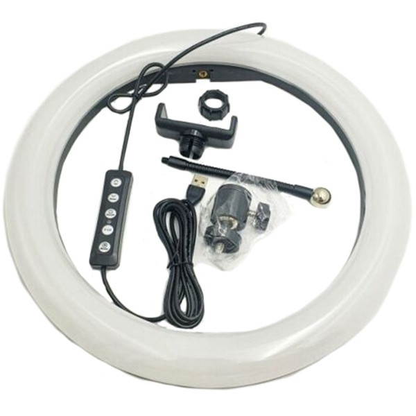 Лампа кольцевая RGB 33см MJ33 Black (Код товара:38644) Харків - зображення 2