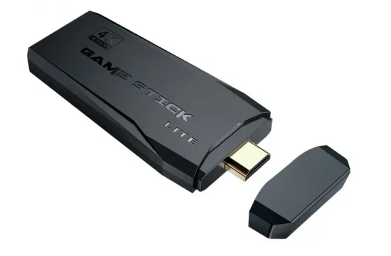 Игровая приставка M8 64gb Mini Game Stick 4K HDMI + 2 беспроводных джойстика, консоль для телевизора Львів