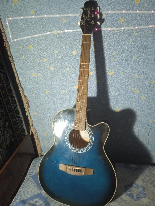 Гитара акустическая с чехлом и двумя струнами Єланець - зображення 2