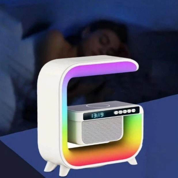 Нічник акумуляторний з бездротовою зарядкою 15W і Bluetooth колонкою Львов - изображение 3