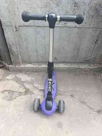 Scooter детский трехколесный самокат с ручным тормозом и светящимися к Житомир