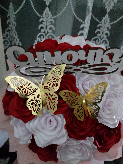 Троянди з атласних стрічок Ровно - изображение 8