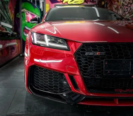 419 Audi TT RS красная для фотосессии съемки аренда Киев