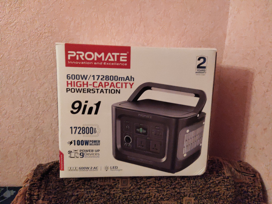 Зарядная станция Promate PowerMine-600 Київ - зображення 1