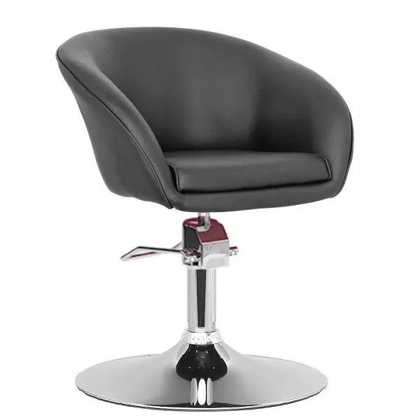 Крісло Мурат Р перукарське чорного кольору Дніпро - зображення 3
