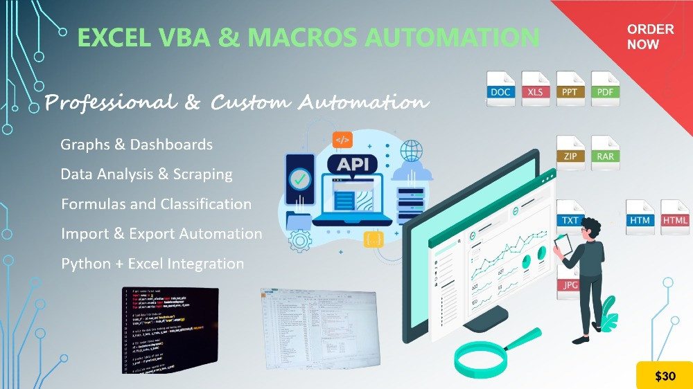 Послуги з автоматизації рутинних завдань в Excel Vba Київ - зображення 1