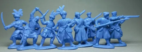 Набор солдатиков Польские воины Xvii столетия 8 фигурок, 1/32м, 54 мм Київ