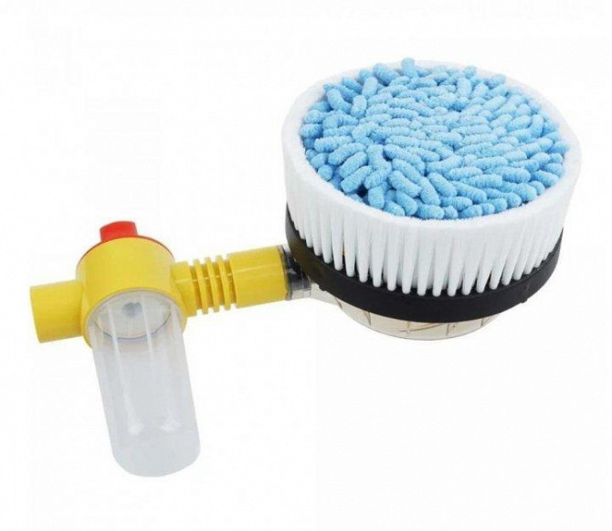 Вращающаяся щетка насадка для шланга Water Blast Cleaner Roto Brush Львів - зображення 4