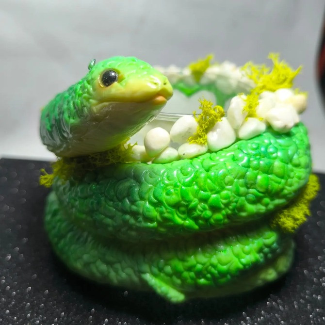 Кашпо из полимерной глины Хранитель дома Харьков - изображение 6