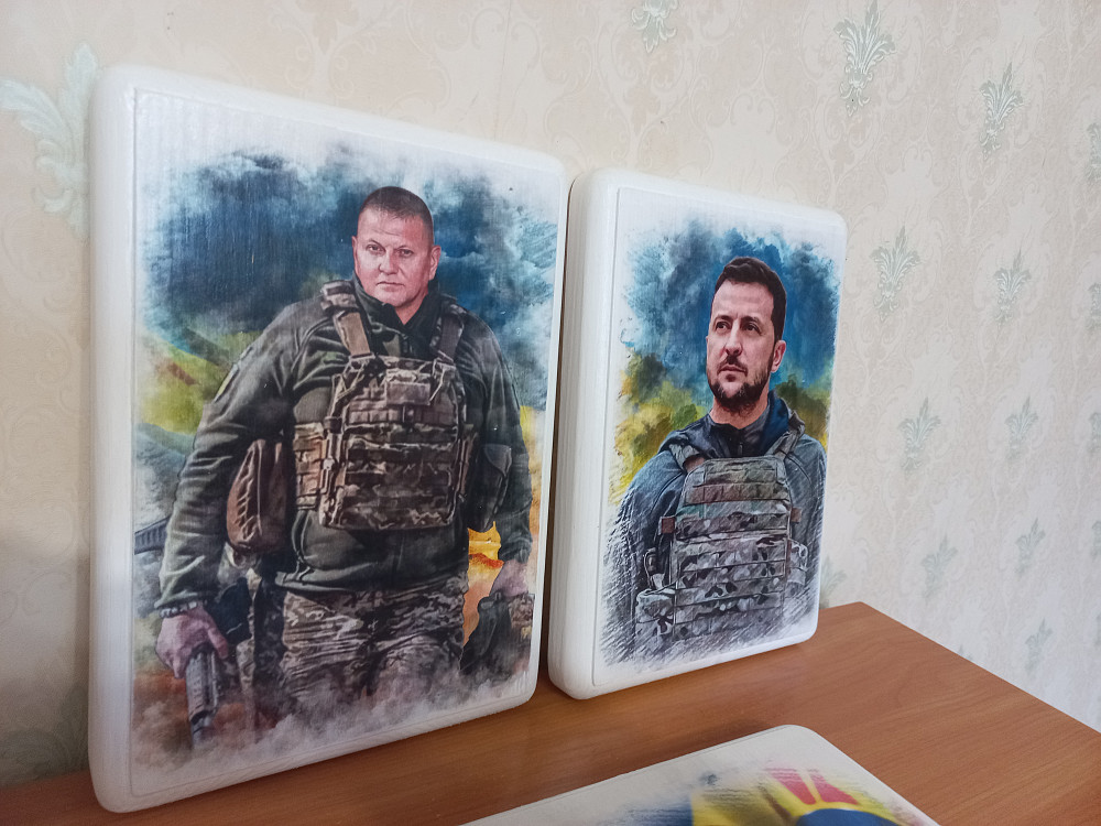 Портреты Буданова Кирилла, Залужного Валерия, Зеленского Владимира Золотоноша - изображение 7